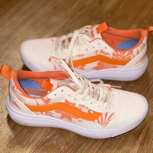 NWT Vans Ultra Ranges in Island Floral Orange